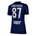 Paris Saint-Germain Joao Neves #87 Hjemmedrakt Dame 2025-26 Korte ermer
